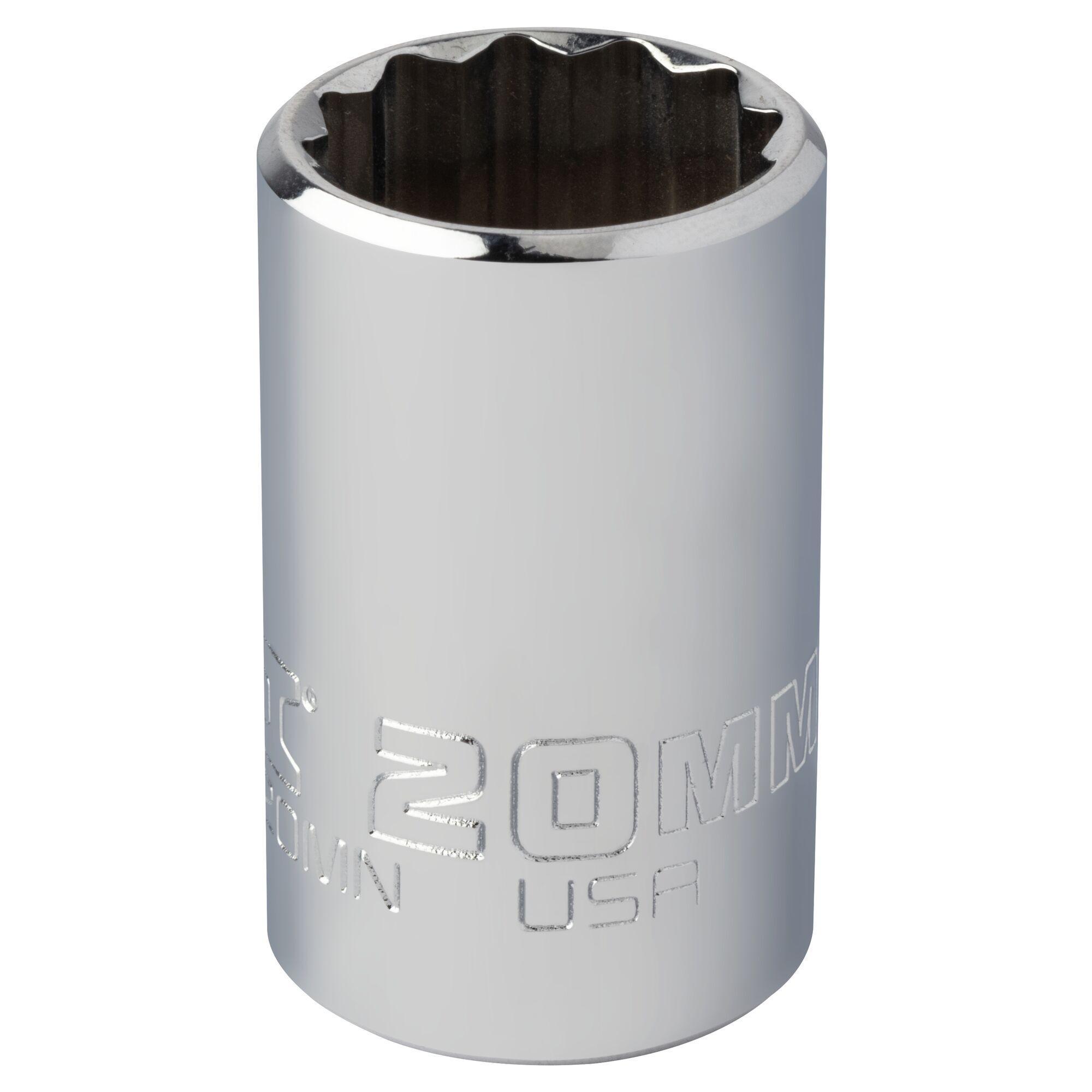 SOCKET INTMD NO METRIC 1/2IN 20MM 12