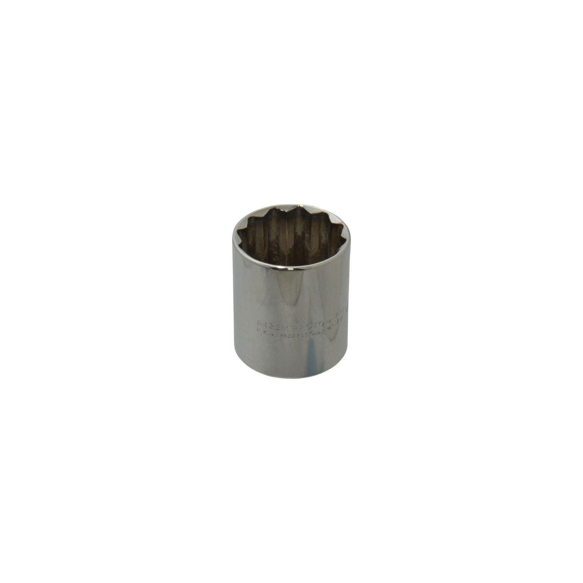 SOCKET STD LG NO METRIC SQ 1/2IN 32MM 12