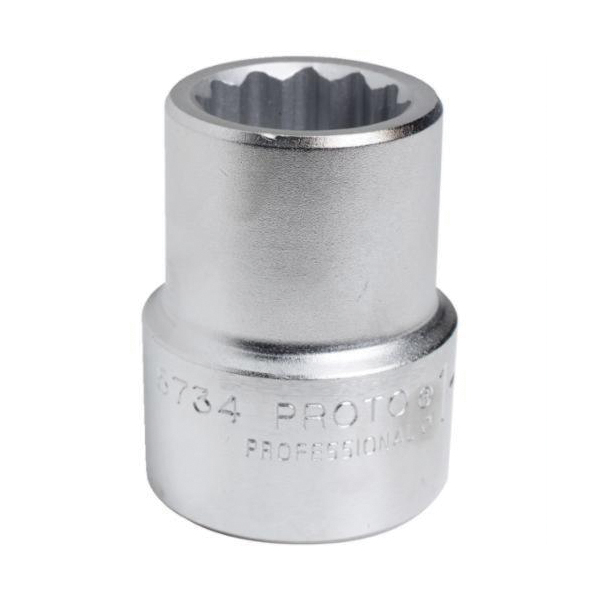 SOCKET STD LG NO IMPRL SQ 1IN 1-11/16IN