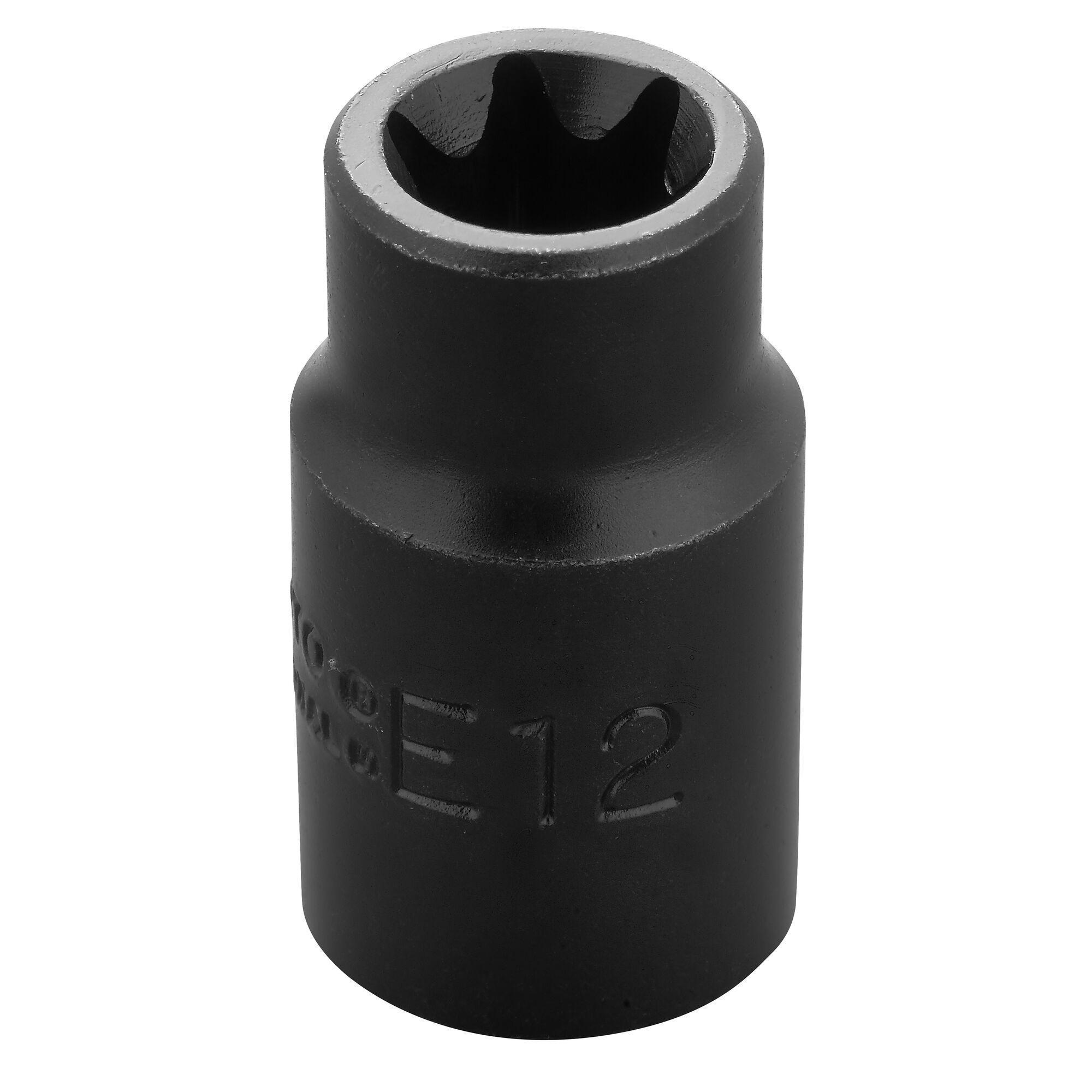 SOCKET YES IMPRL TORX 3/8IN E12 1-1/4IN