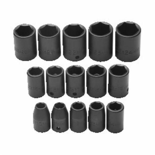SET SKT YES METRIC 6 1/2IN 15 10 TO 24MM
