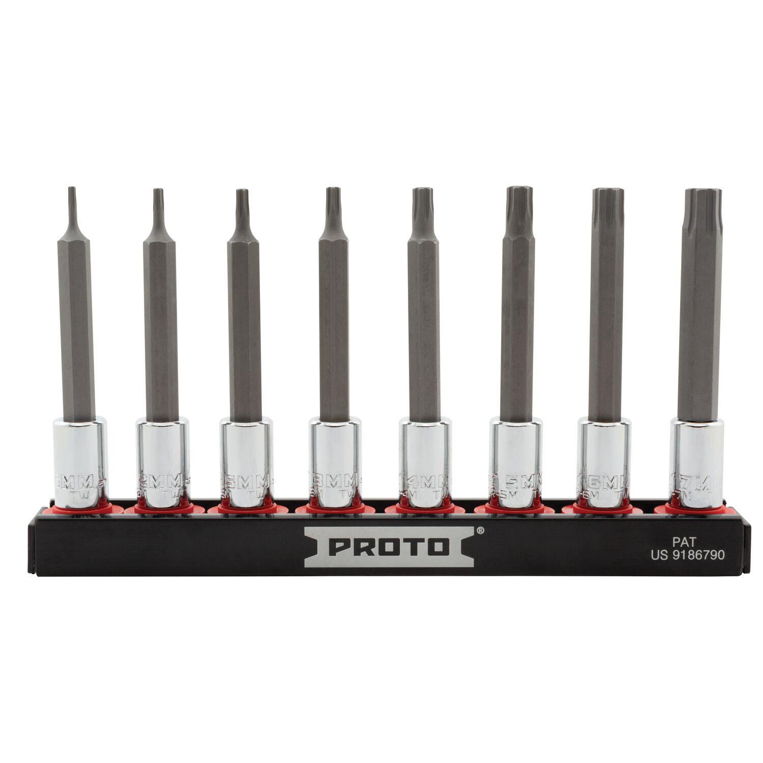 HEX BIT SET NO IMPRL 1/4IN 10 NO ALY STL