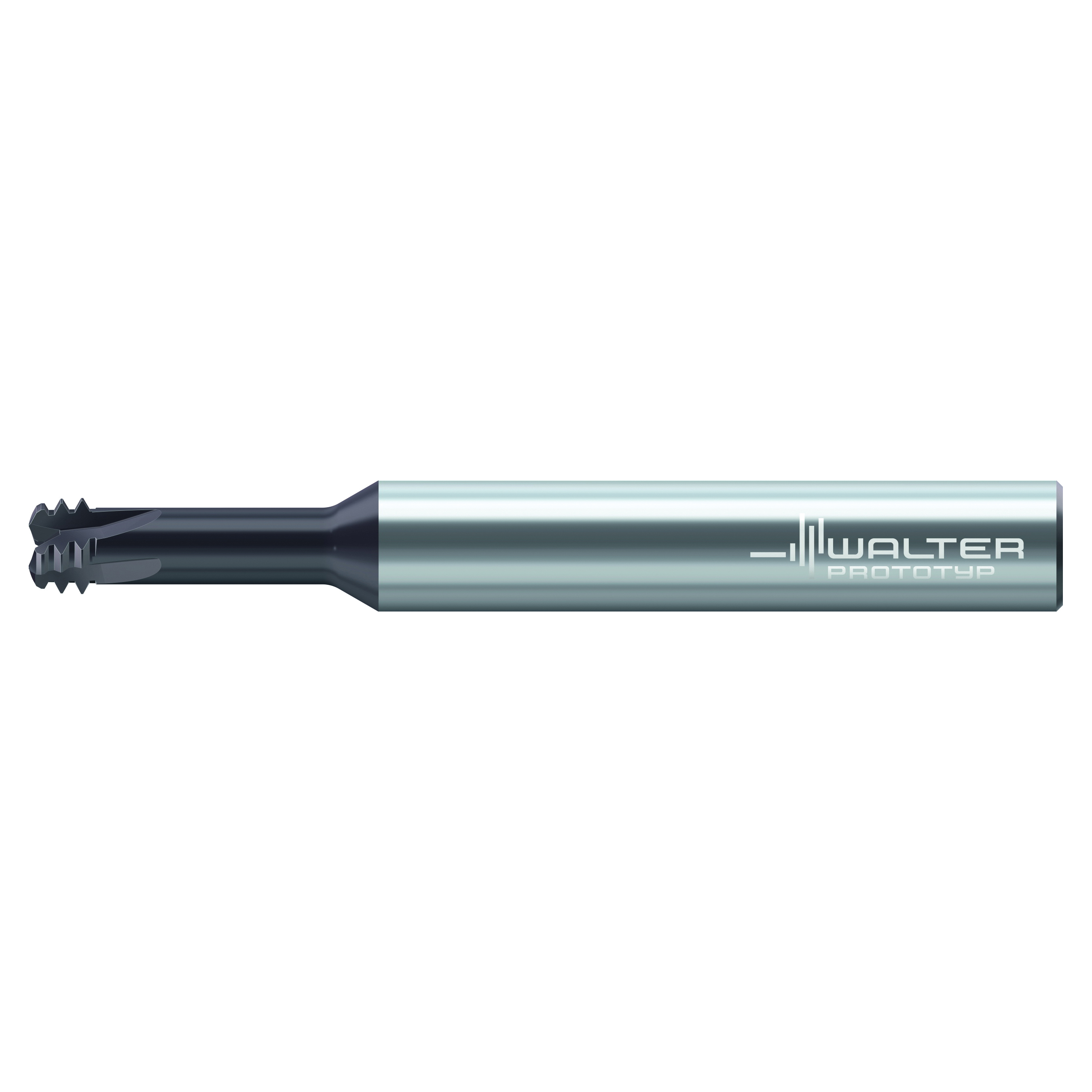 Prototyp 7848917 TC685 Supreme Metric Orbital Drill Thread Milling Cutter, 1/4-20 UNC Thread, 57 mm OAL, 4 Flutes, 6 mm Dia Shank
