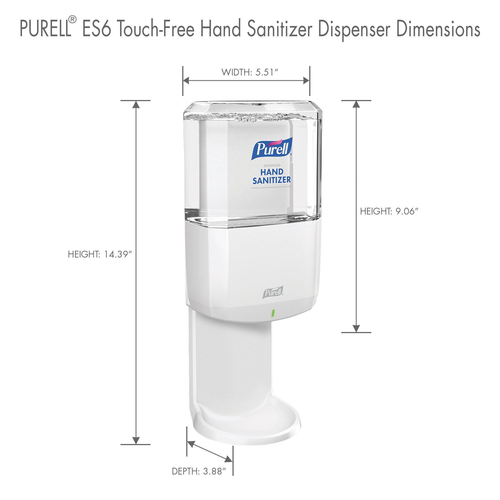 DISPENSER SANITIZER HD 1200ML 5.51IN ABS