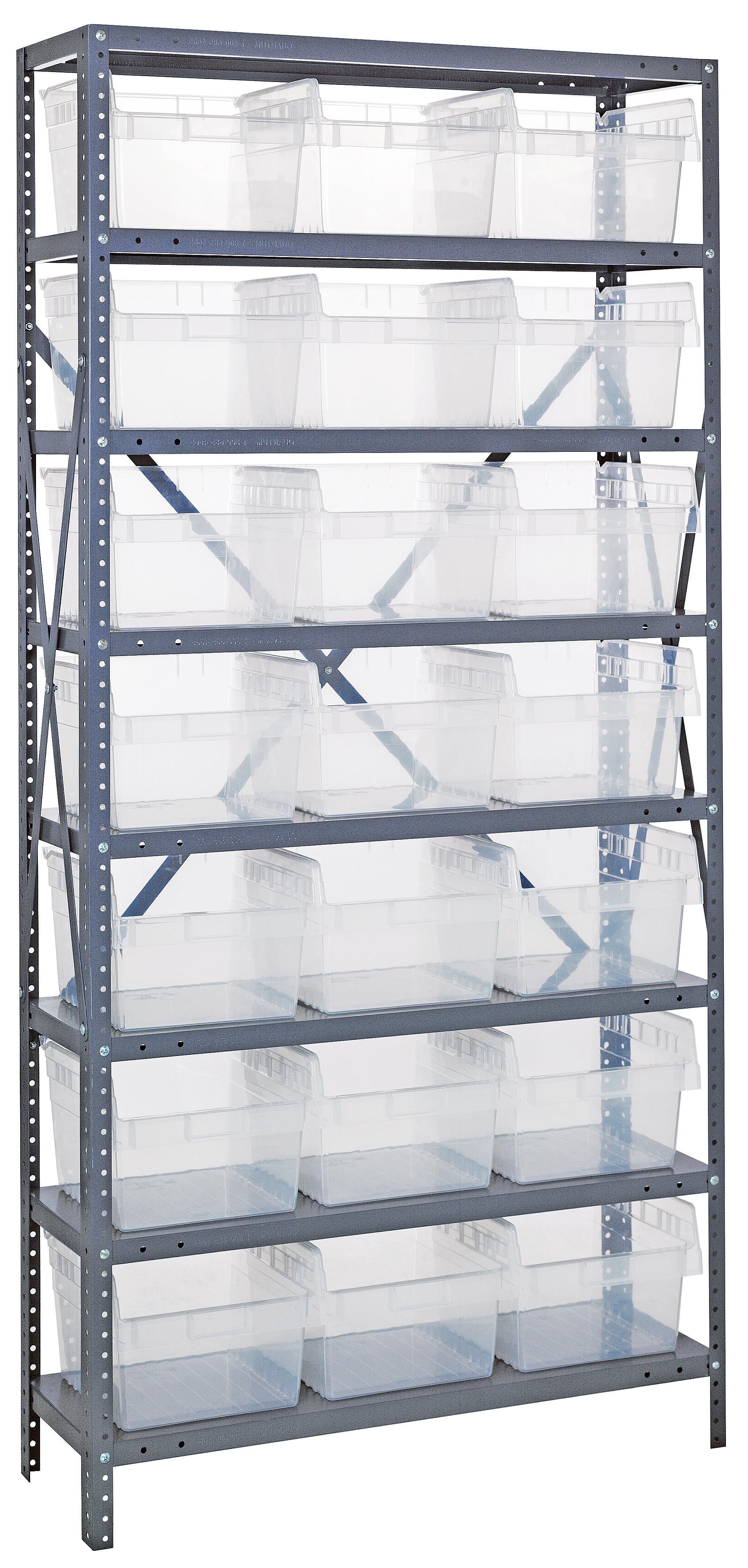 SYSTEM SHELVING BIN 36IN 18IN 75IN
