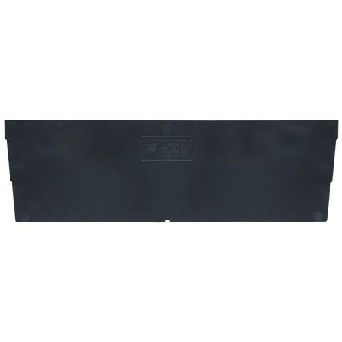 Quantum® DSB116 Bin Divider, 4 in H x 0.25 in W x 10 in D, TPP-40, Black