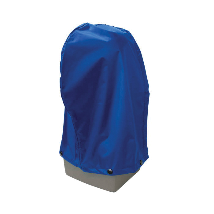 HOOD UNIV ROYAL BL NYL/PVC DETACHABLE