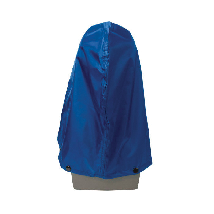 HOOD UNIV ROYAL BL NYL/PVC DETACHABLE