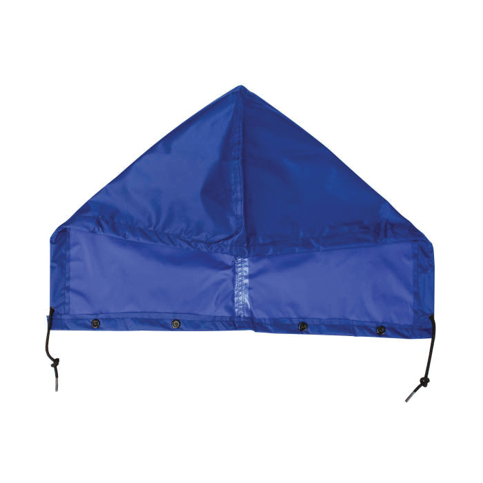 HOOD UNIV ROYAL BL NYL/PVC DETACHABLE