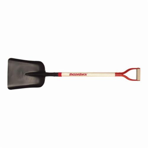 SHOVEL SCOOP 29INL STL HDWD HOL BACK PL