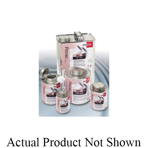 RectorSeal® Bill™ PR-3 55705 Primer, For Use With All Sizes and Classes in Both SCH 40 and SCH 80 of CPVC and PVC Pipe and Fittings, Clear, 1 pt Container