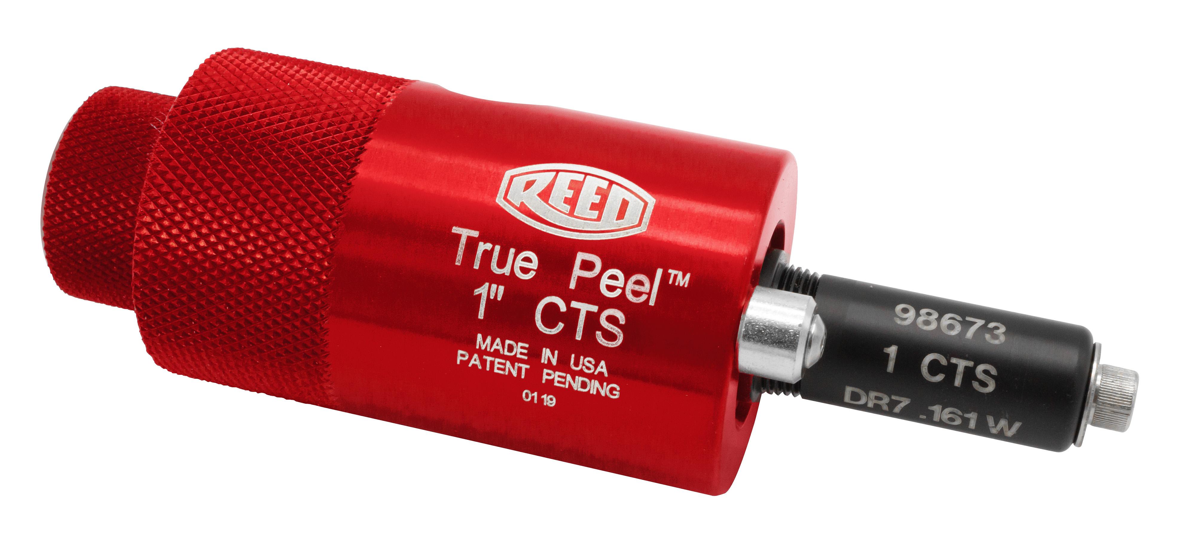 Reed True Peel® 04627 PE Prep Tool, For Use With 98673 1 in CTS SDR7 0.161 in Wall Mandrel, 0.009 to 0.012 in THK Peel
