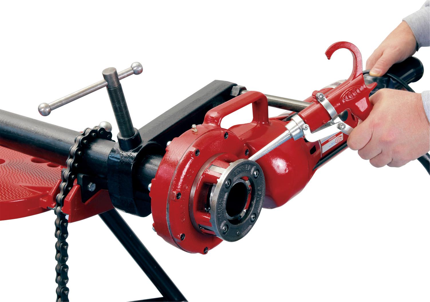 Reed 05270 Heavy Duty Power Drive, 1/8 to 2 in Pipe, 120 V AC, 60 Hz
