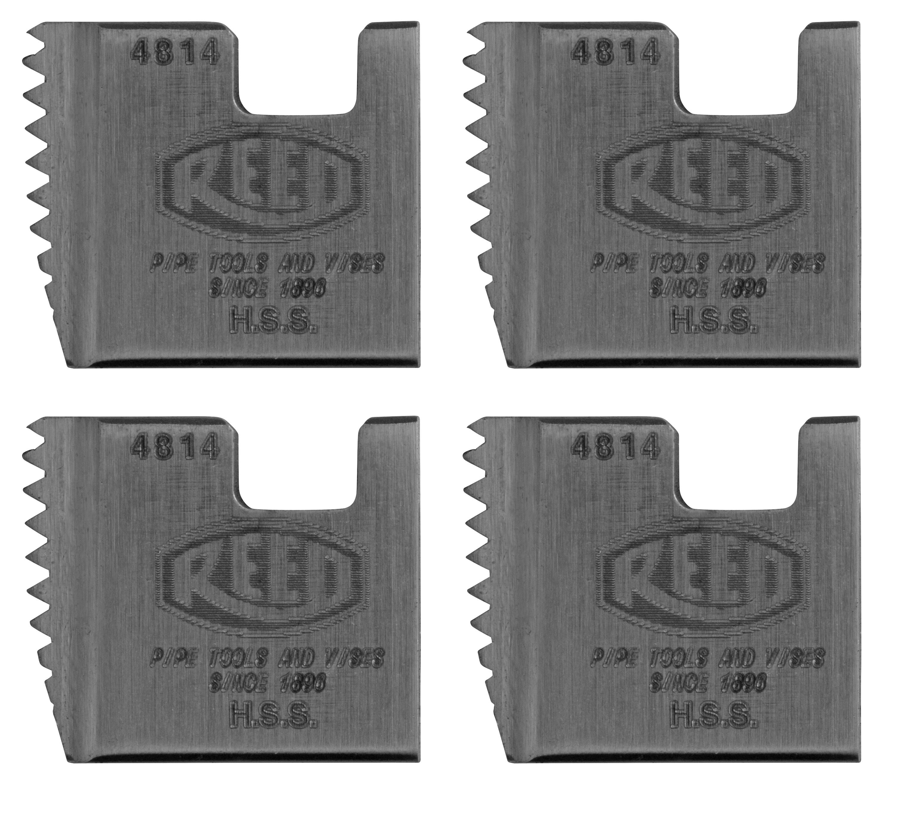 Reed 05608 R12+ Segmental Die, 3/4 in NPT Thread, Right Thread, 4 Pieces, HSS