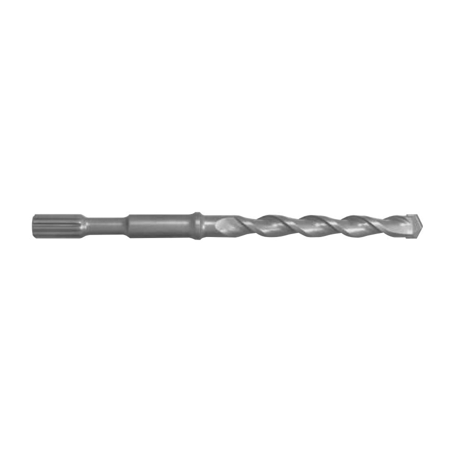 Relton 202-12-14 Single Cutter Hammer Bit, 3/4 in Drill Bit, Spline Shank, 8 in D Cutting, Carbide Cutting Edge, 14 in OAL