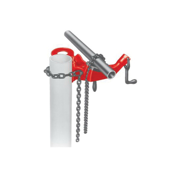RIDGID® 40170 Model 640 Portable Top Screw Post Chain Vise, 1/8 to 5 in Pipe