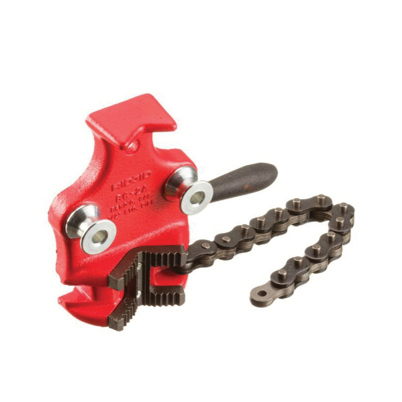 RIDGID® 40175 Bottom Screw Bench Chain Vise, 1/8 to 2 in Pipe