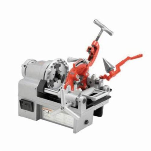 RIDGID® 61142 1215 Kit Threading Machine Kit, 1/4 to 1-1/2 in Pipe, 25-1/2 in L x 14 in W, 5/16 to 1 in Bolt, 115 VAC, 1/2 hp, 44 rpm Speed