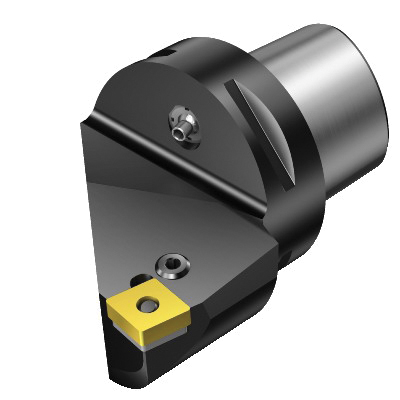 Sandvik Coromant 5728159 T-Max® P Modular Turning Cutting Unit With Internal Coolant, C5 System, 60 mm L Head/Projection, Left Hand Cutting, Insert Compatibility: CNMG 120408, 90 mm OAL, External