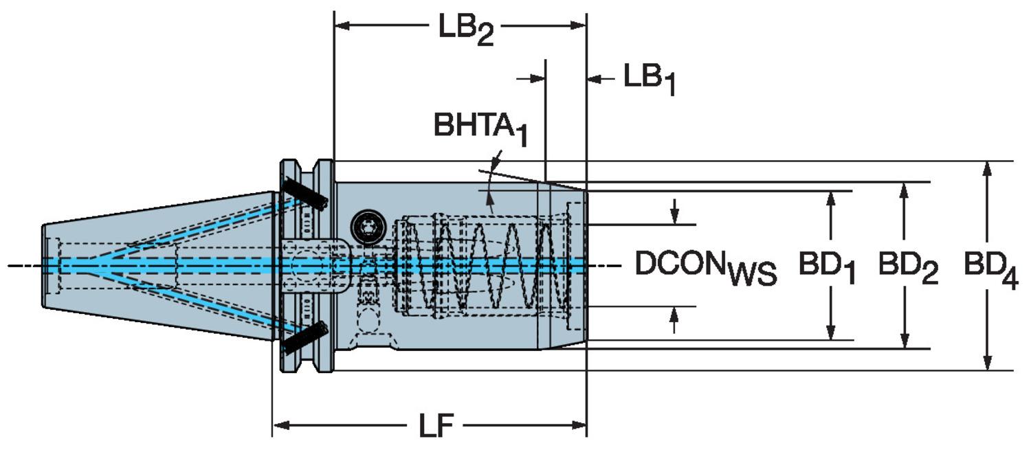 CHUCK AND HLDR TOOL HC BIG-PLUS CAT-V
