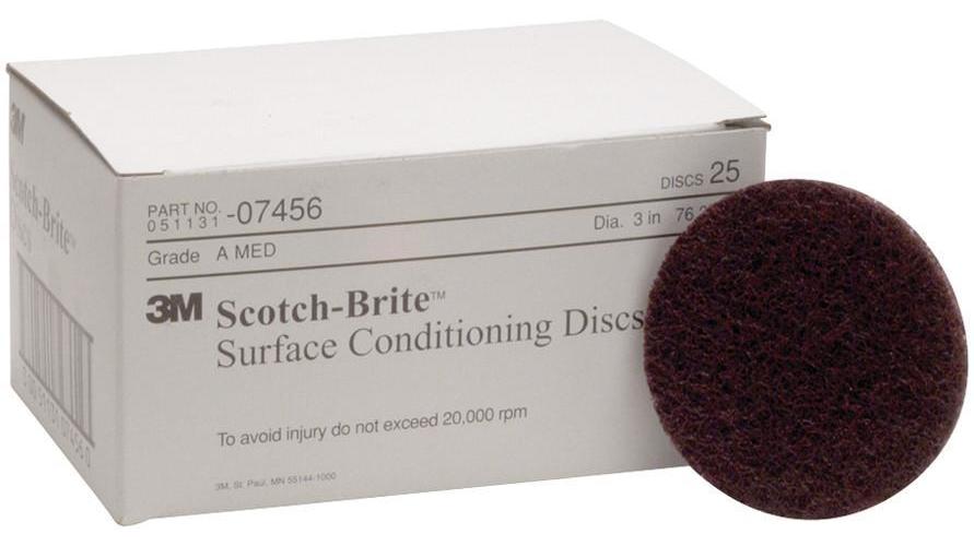 NON-WOVEN ABRSV HOOK & LOOP DISC 3IN