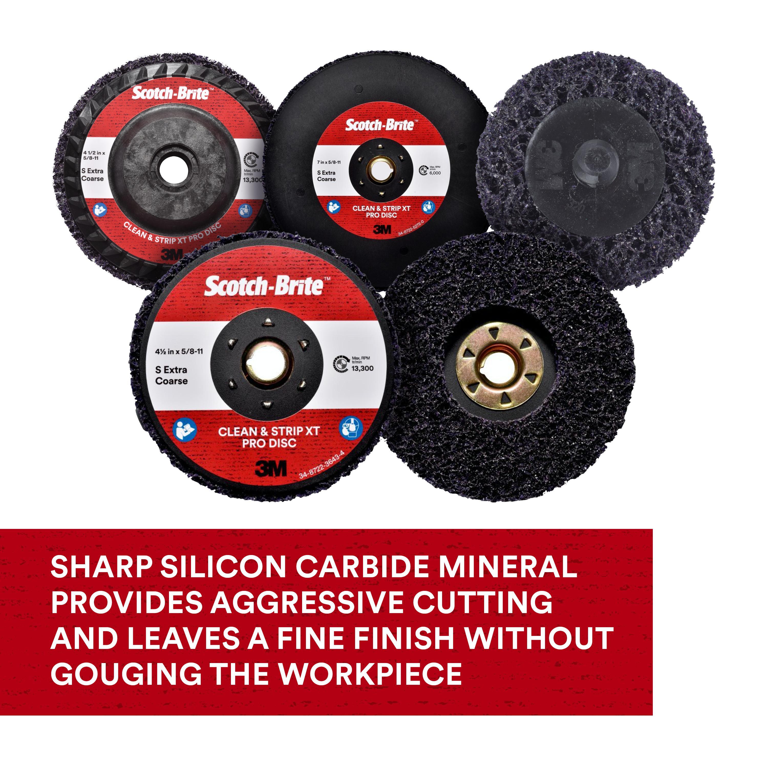 NON-WOVEN DEPRSED CTR DISC 4-1/2IN