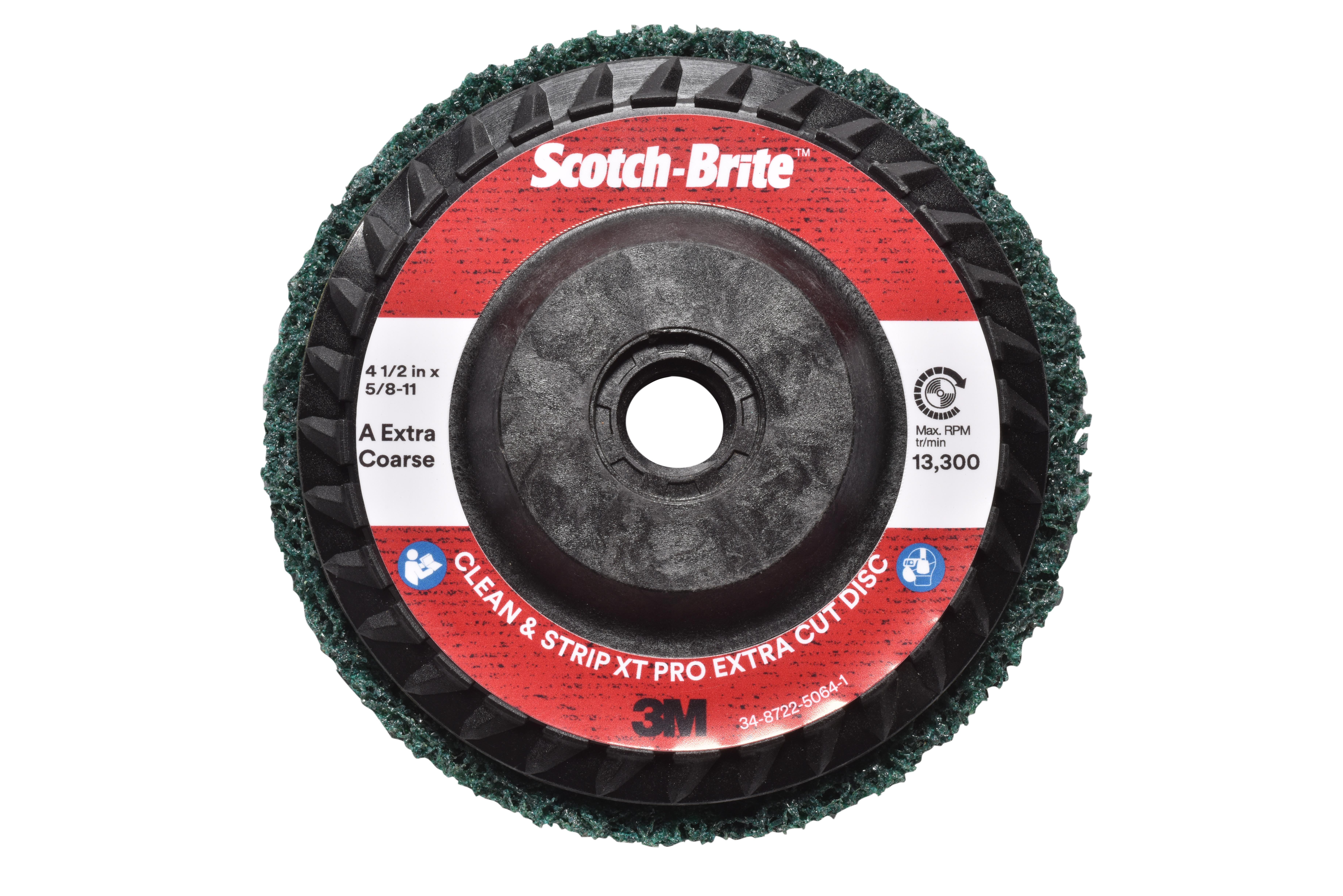 NON-WOVEN DEPRSED CTR DISC 4-1/2IN