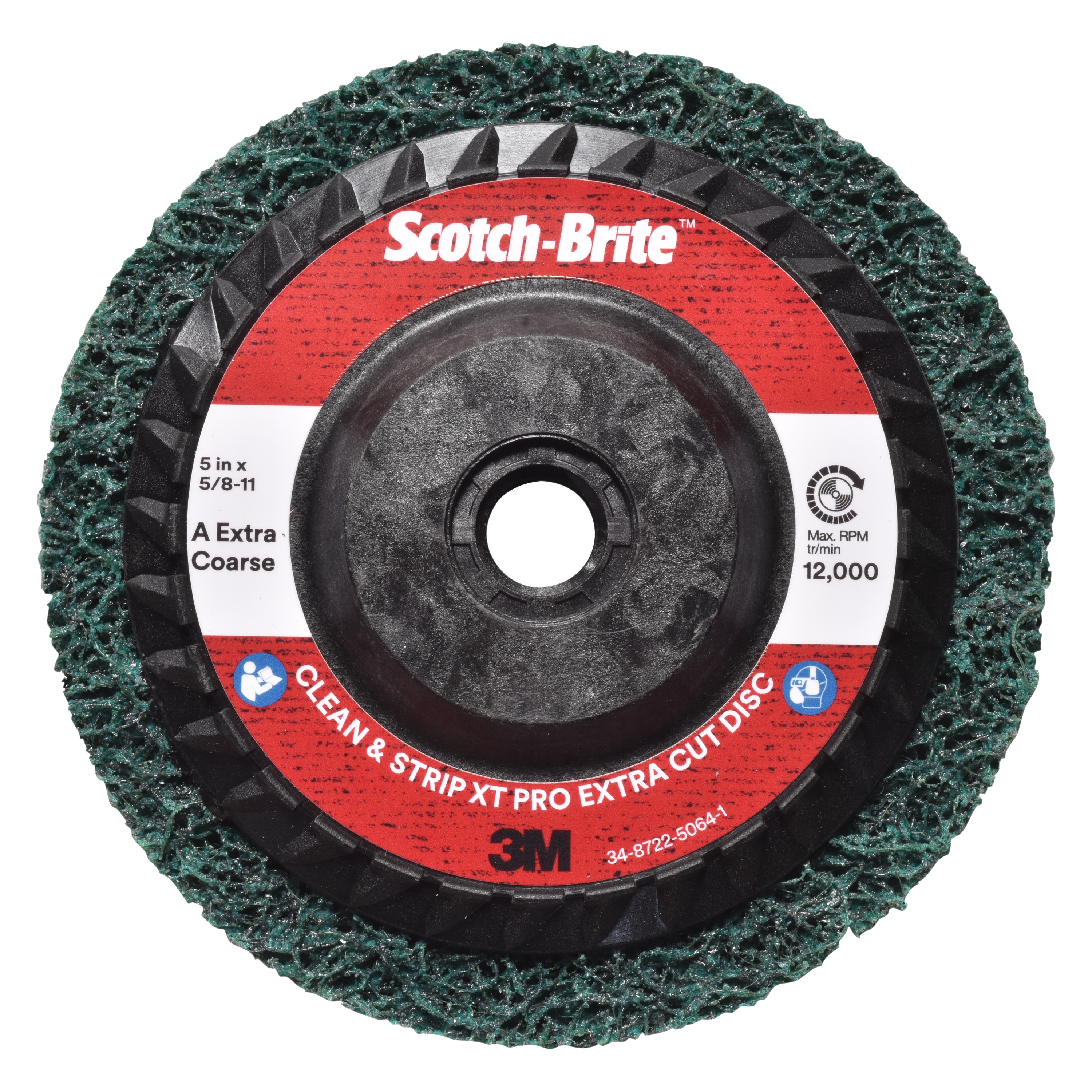 NON-WOVEN DEPRESSED CTR DISC 5IN