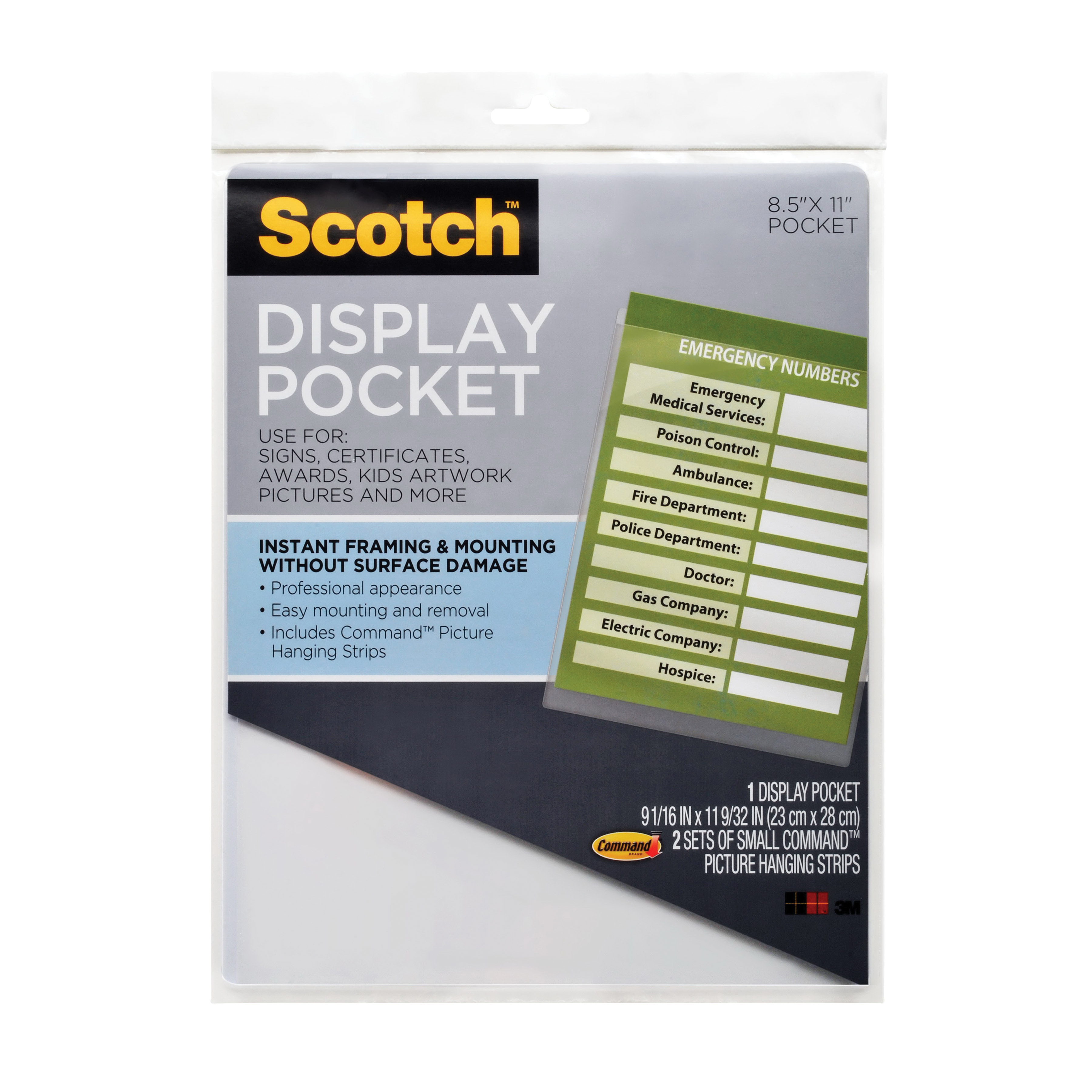 LAM POUCH & FLM 11.2IN 8.81IN CLEAR