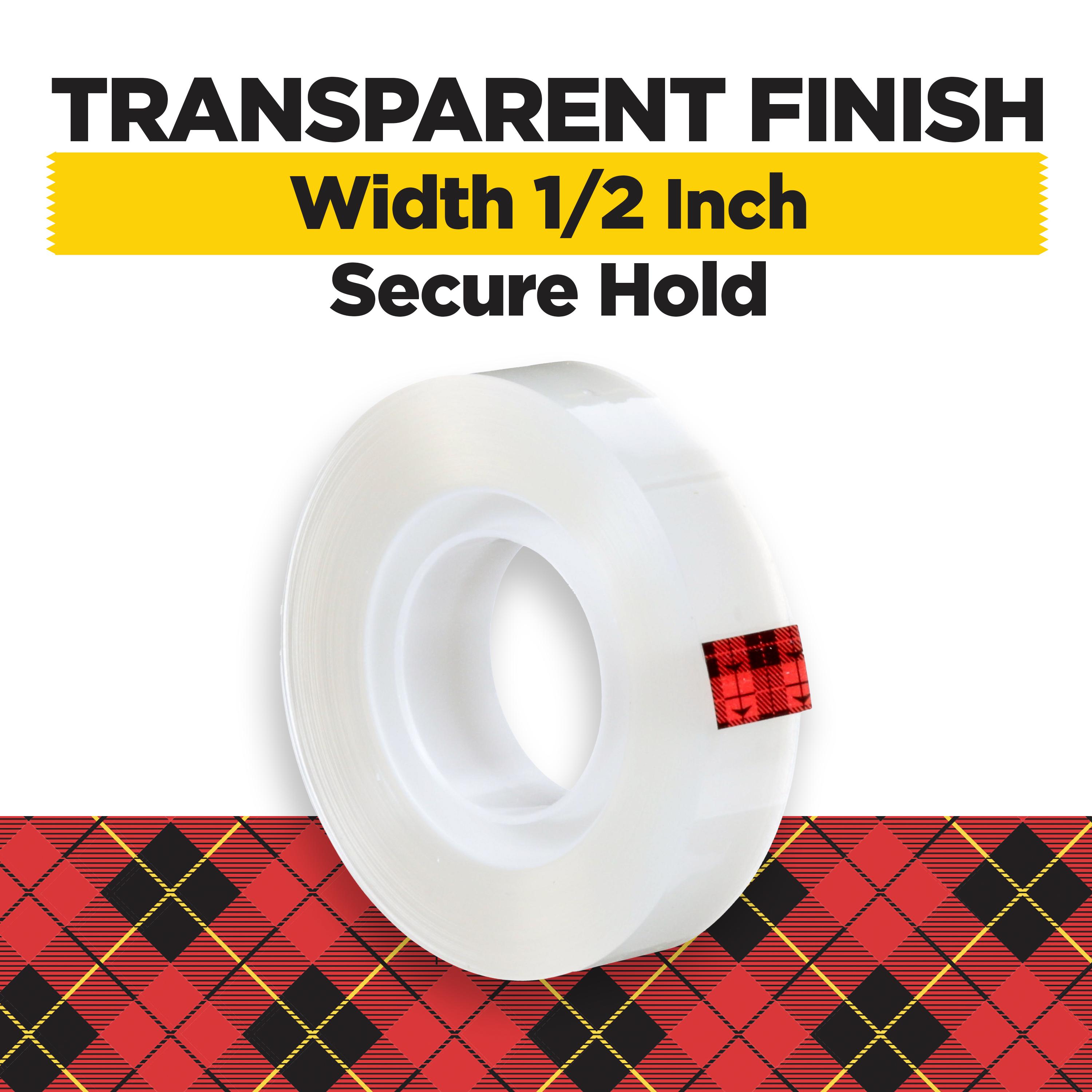TRANS OFC TAPE 1296IN 0.5IN TRANSPARENT