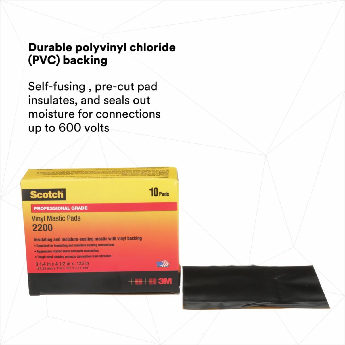 VINYL TAPE 4.5IN 3.25IN 125MIL MASTIC