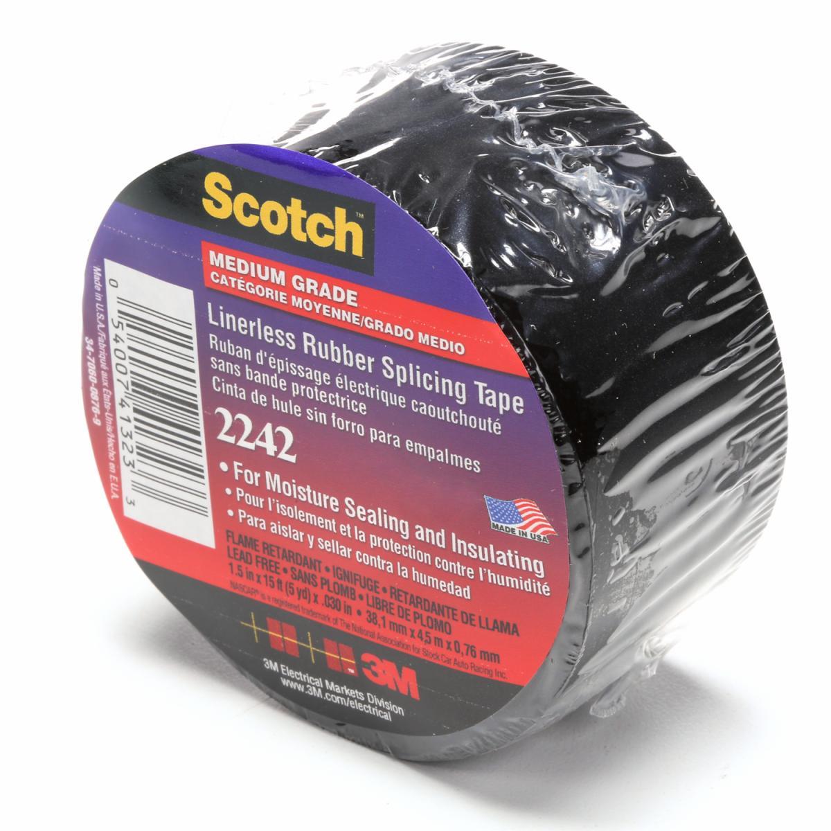 ELEC TAPE 5YD 1.5IN 3MIL RUBBER RESIN