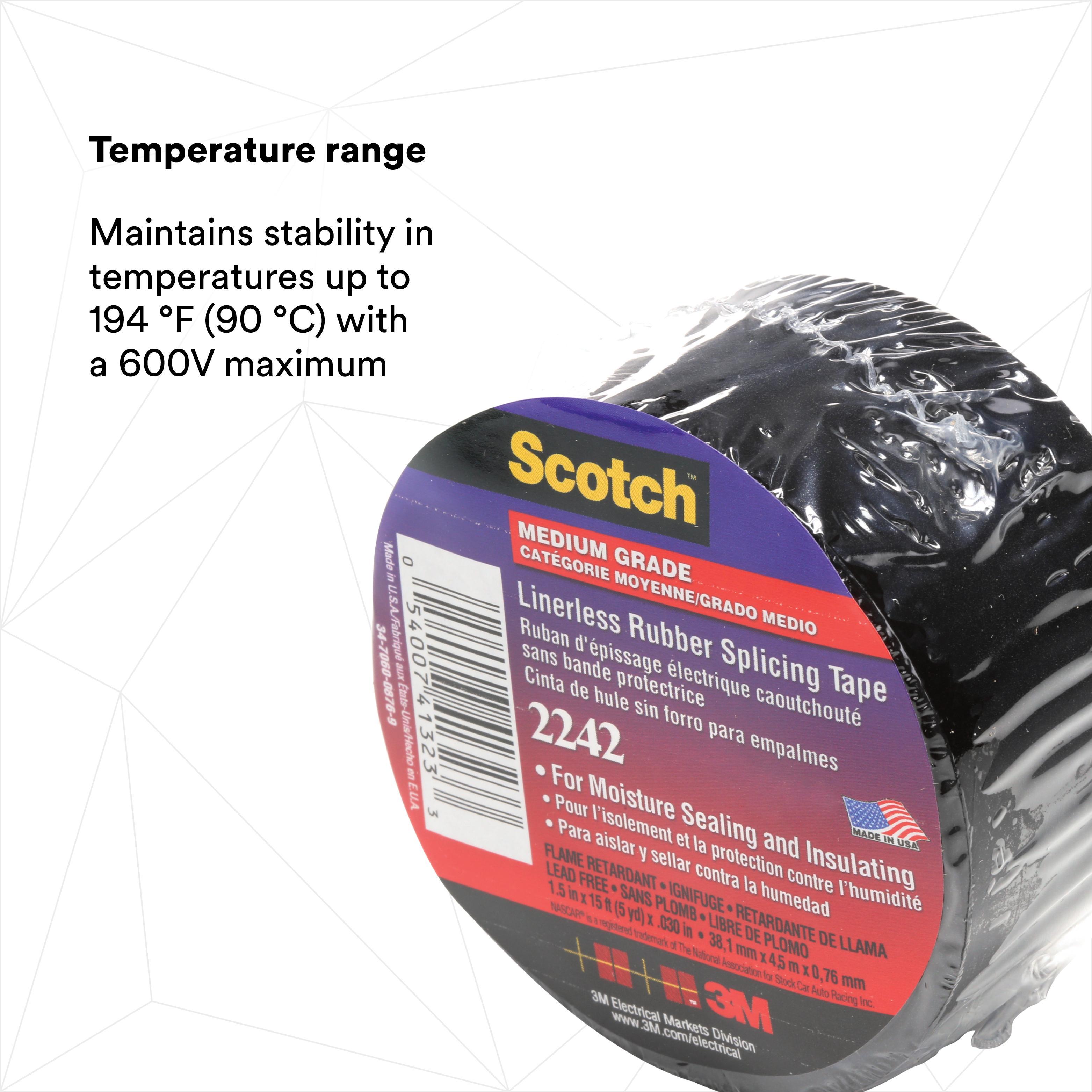 ELEC TAPE 15FT 1-1/2IN 30MIL RUBBER