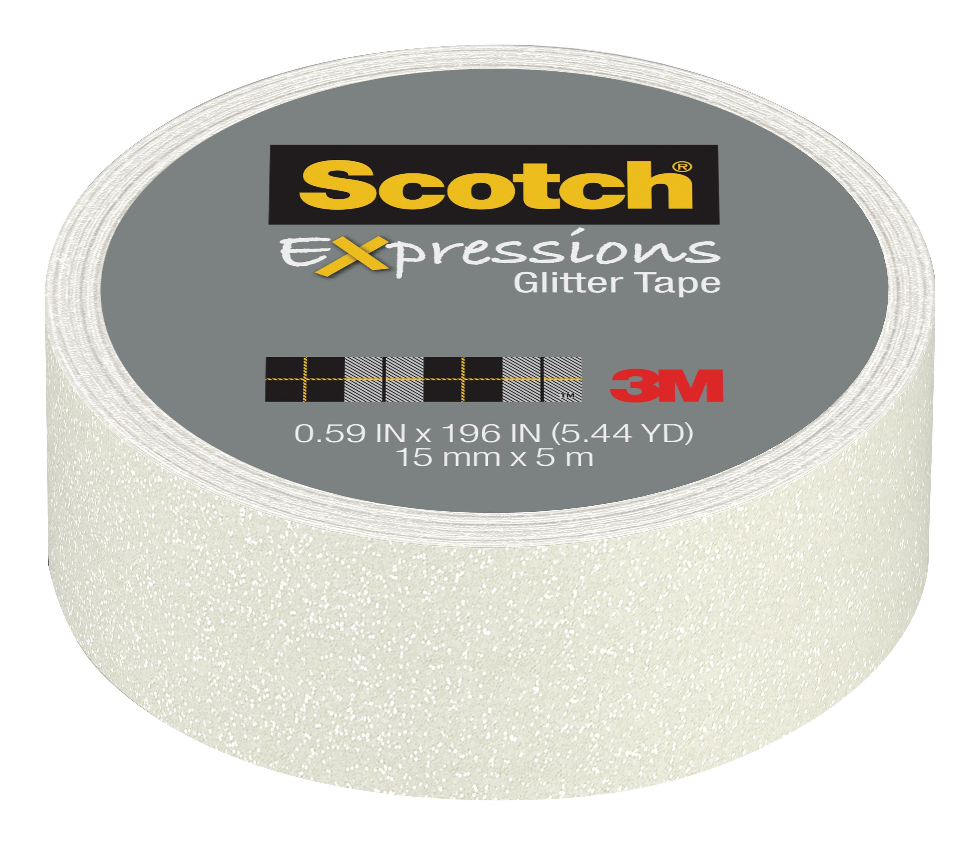 SCOTCH EXPRESSIONS GLITTER TAPE