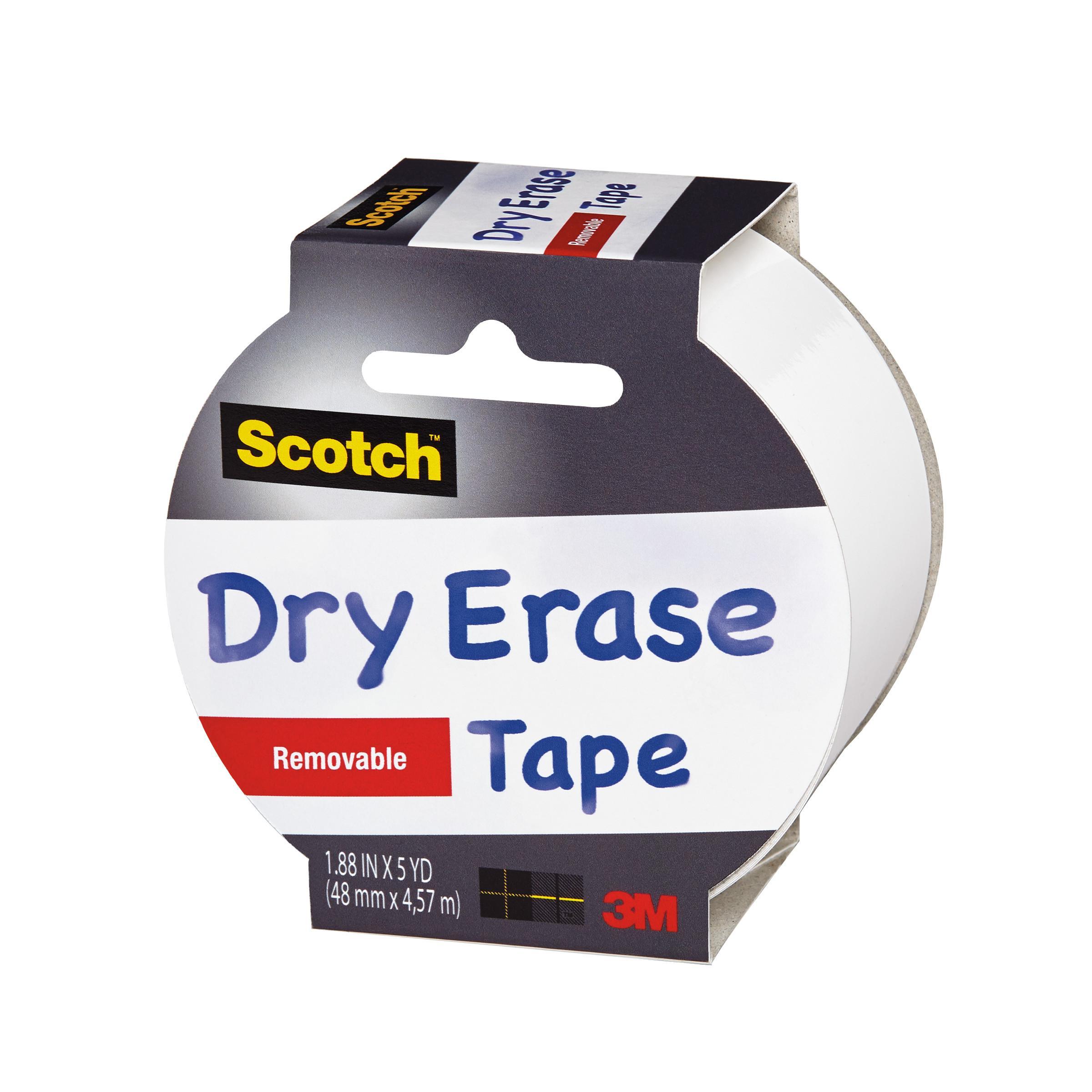 SCOTCH DRY ERASE TAPE 1905R-DE-WHT 1.88