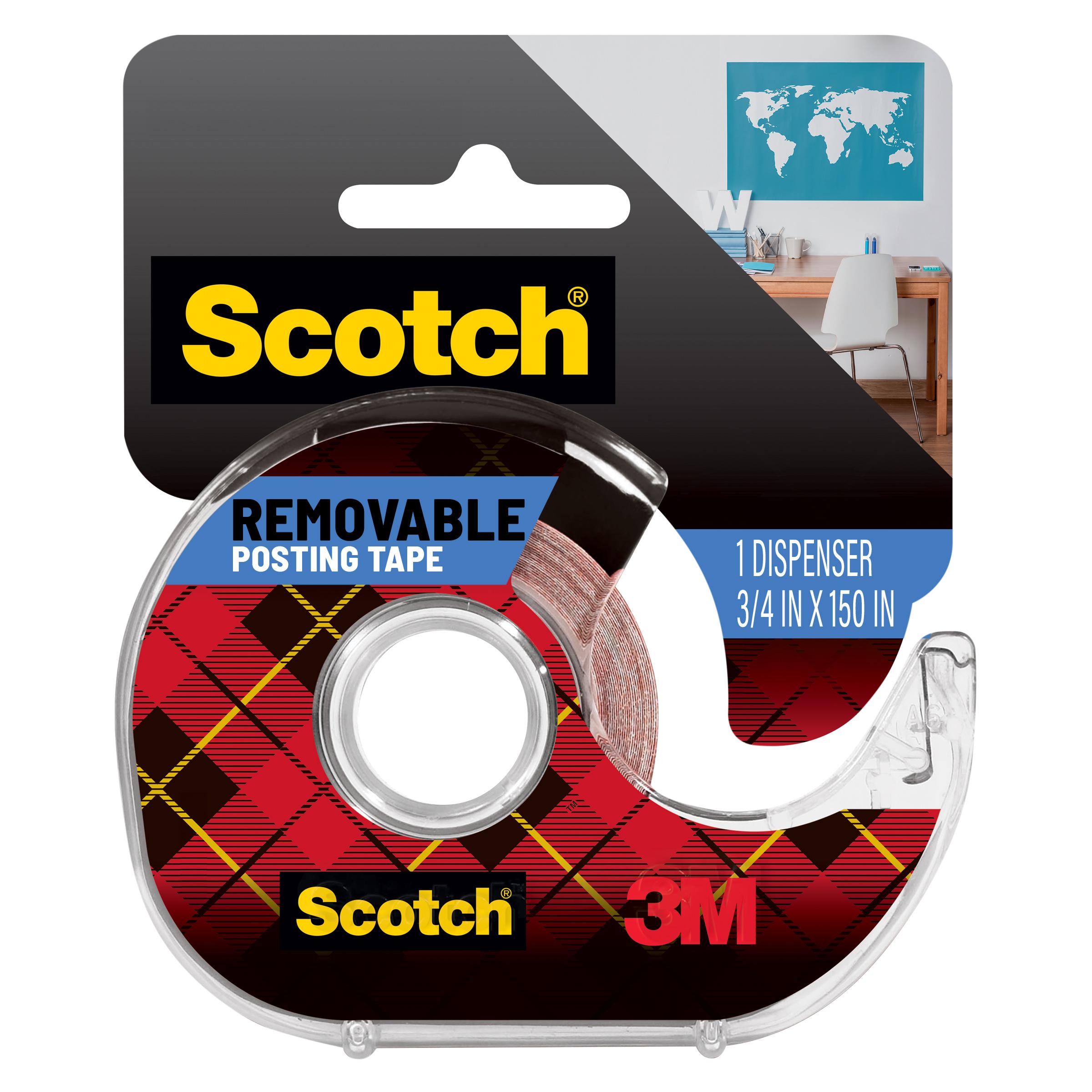 SCOTCH REMOVABLE POSTER TAPE 109S 0.75