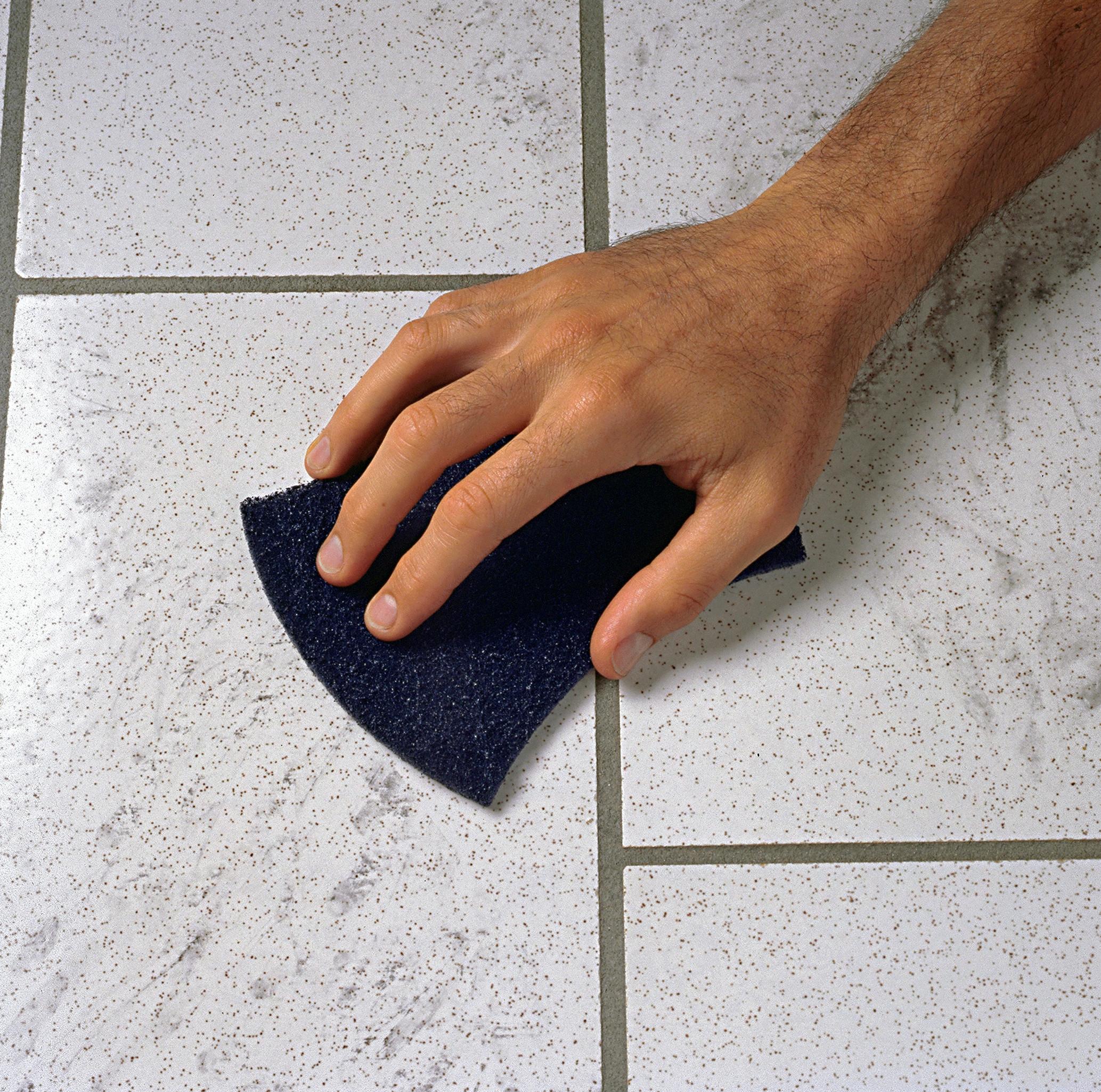 SPONG & SCOURING PAD DARK BLUE 5-1/2IN
