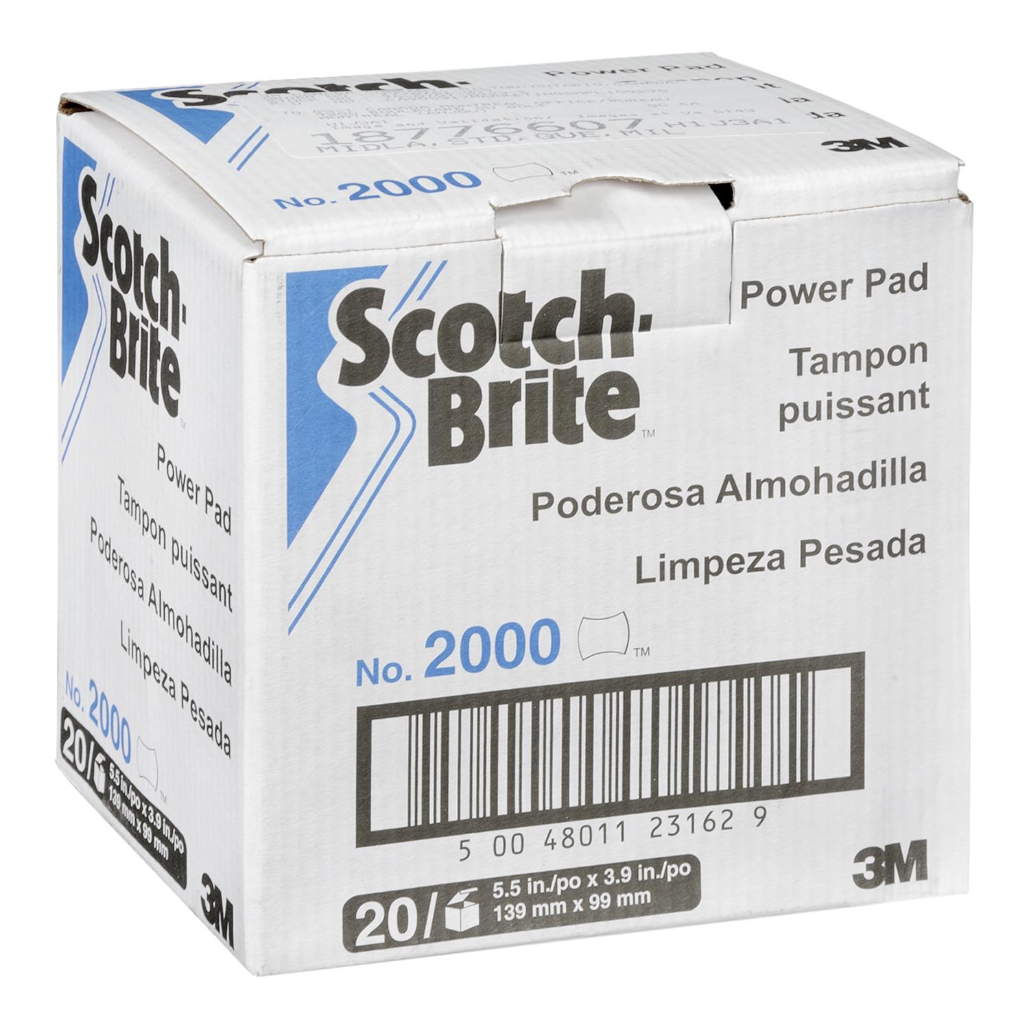 SPONG & SCOURING PAD DARK BLUE 5-1/2IN