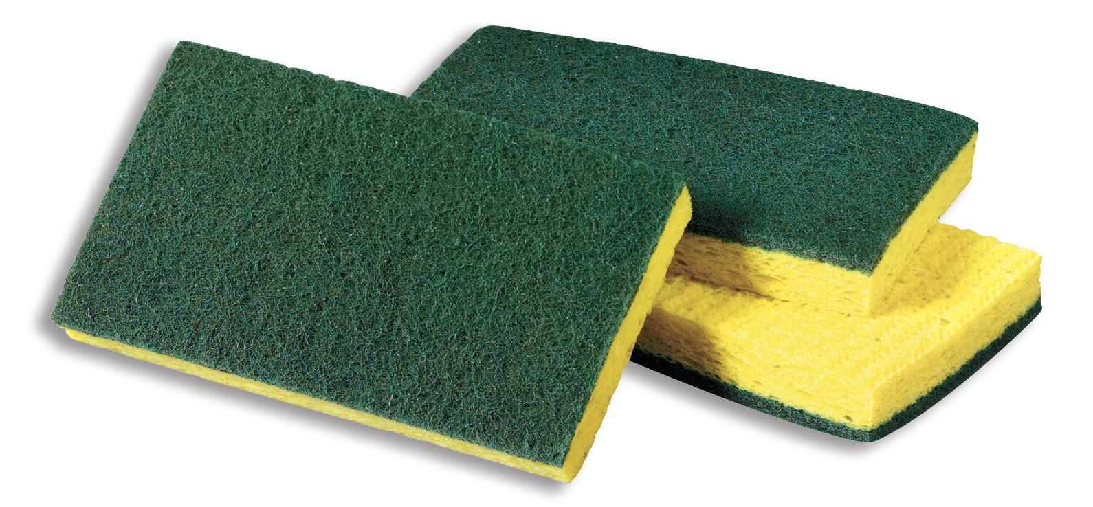 SPONG & SCOURING PAD 15.5CM 9CM 2CM
