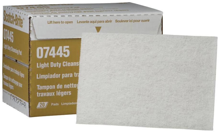 7445 LT DTY CLEANSING PAD SUPER FN WHITE