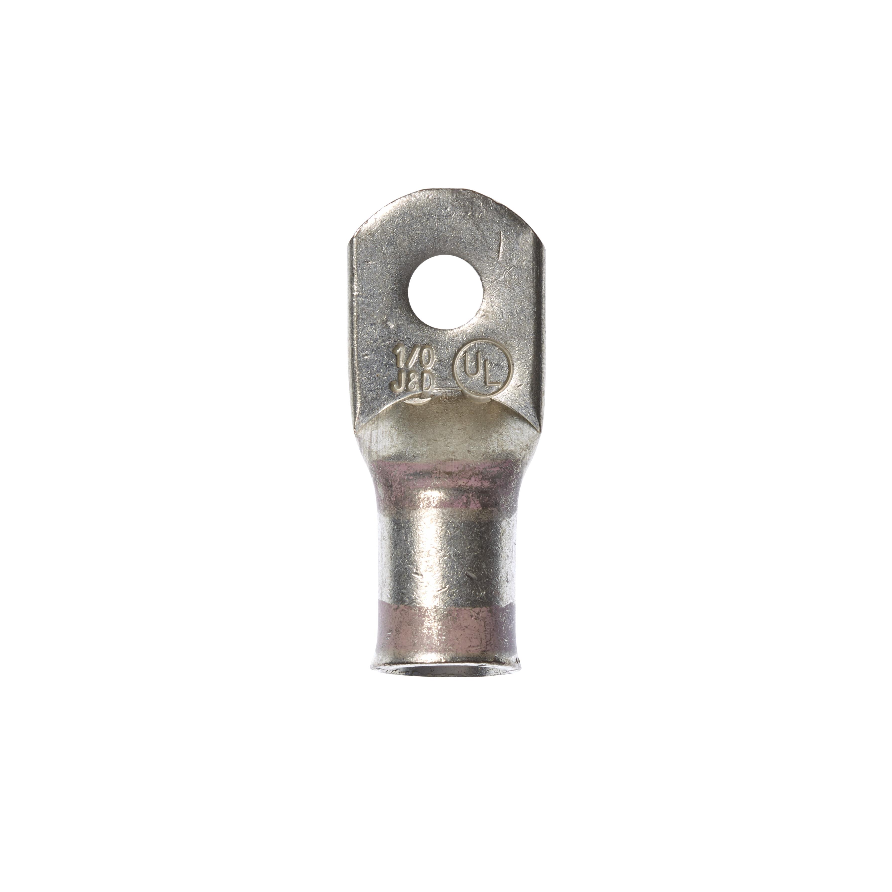 LUG COMPR CONN 1/0AWG COPPER 3/8IN