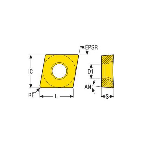 BORINSR CCGT 6.35MM CARBIDE 51G1 60202