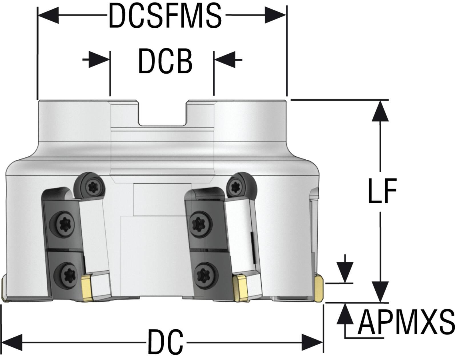 INDEXABLEFMILLS 5IN 0.197IN 1.5IN 8