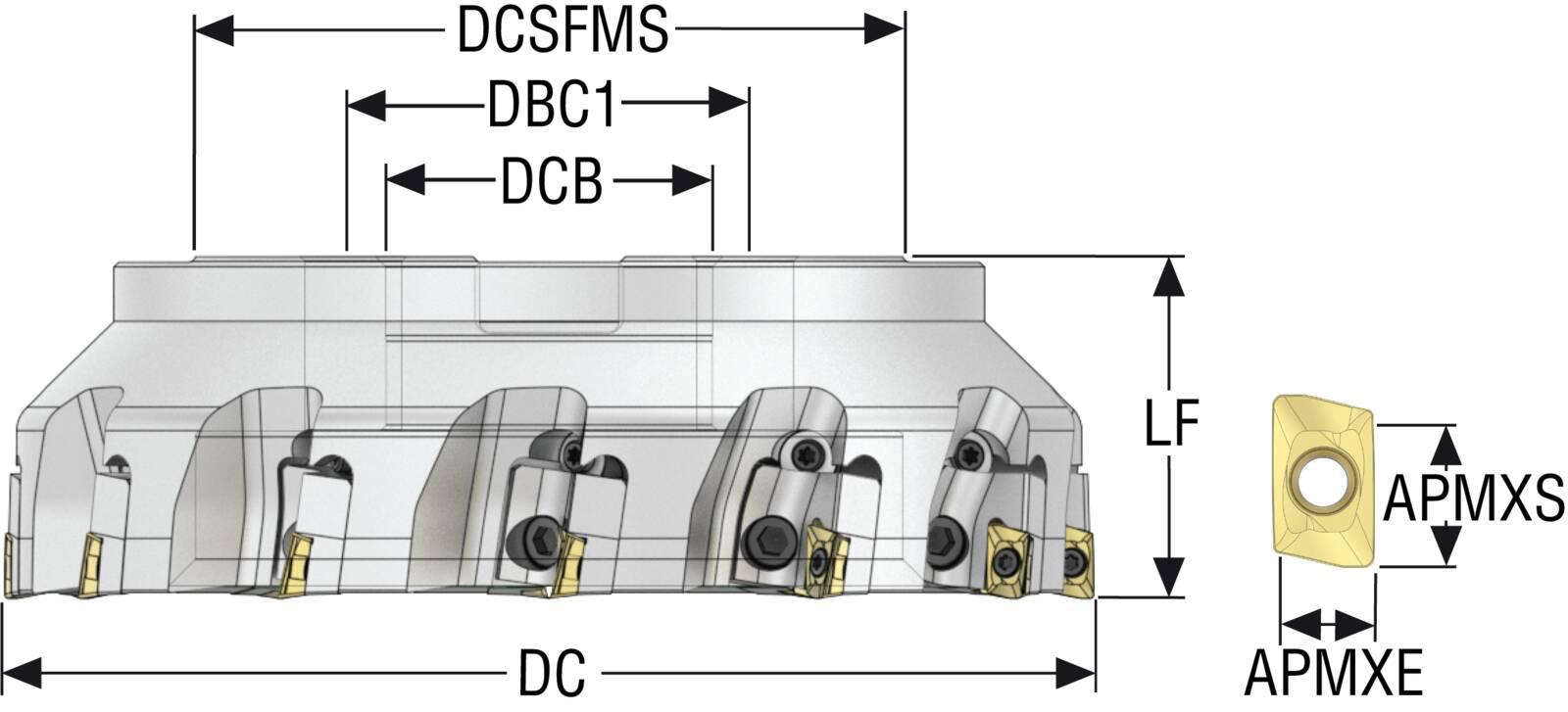 INDEXABLEFMILLS 6.299IN 0.433IN 1.575IN