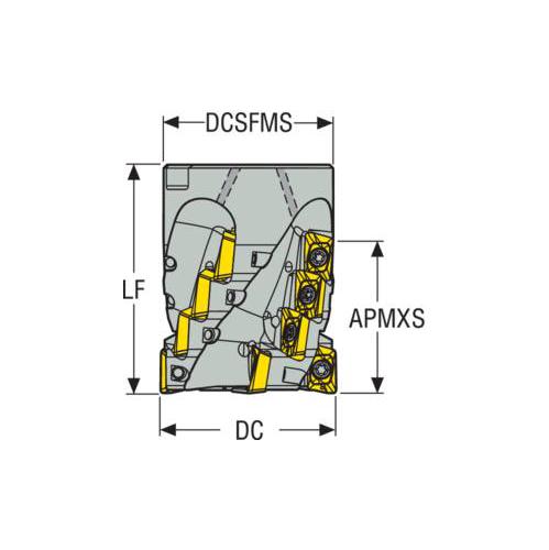 INDEXABLEFMILLS 3.15IN 2.441IN 1.26IN 5