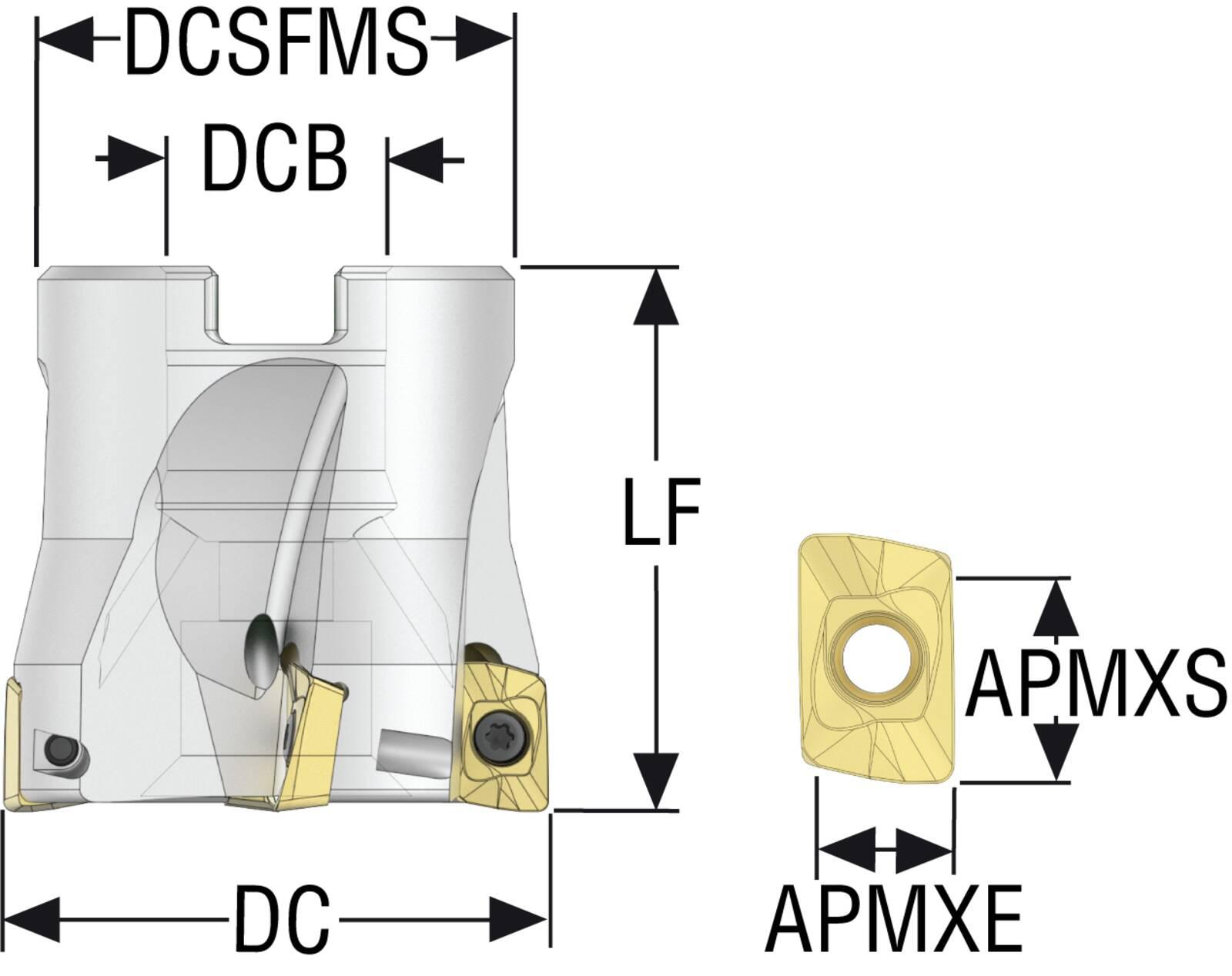 INDEXABLEFMILLS 1.5IN 0.354IN 0.75IN 4