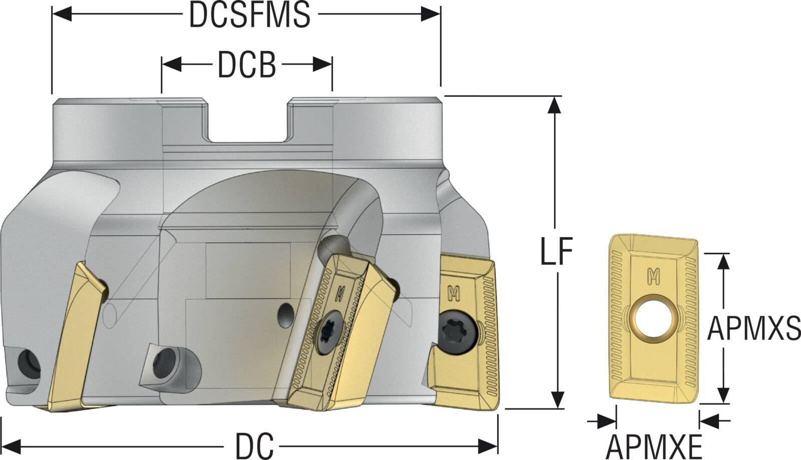 INDEXABLEFMILLS 2.48IN 0.787IN 1.063IN 5