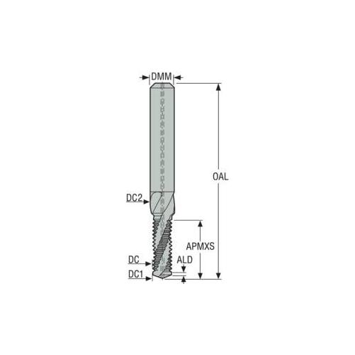 HLCLFLTTMILLS 1/2IN INTERNAL 3.504IN 2