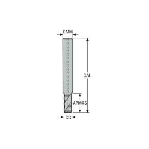 HLCLFLTTMILLS 1/2IN INTERNAL 3.110IN 3