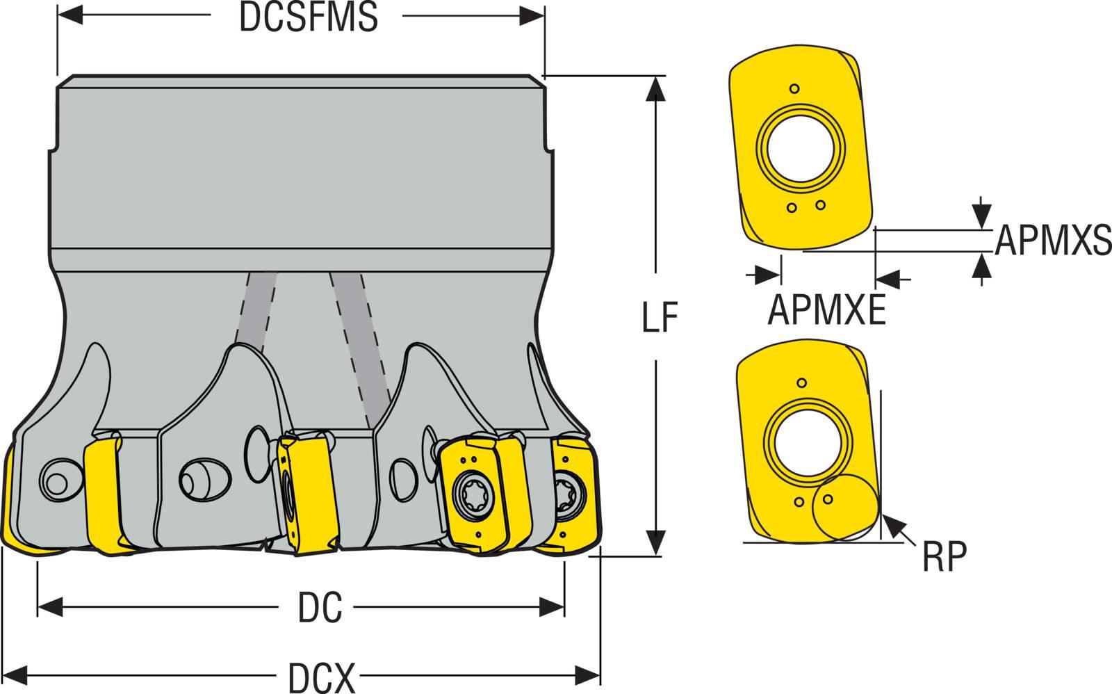 INDEXABLEFMILLS 1.39IN 0.035IN 0.63IN 7